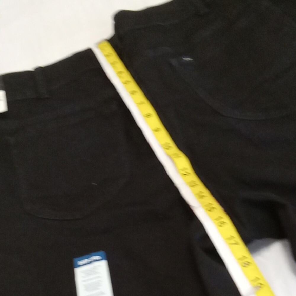 NWT Lee Women's Size 26W Jet Black Bermuda Casual Shorts. Reg Fit, Midrise, - Picture 8 of 9